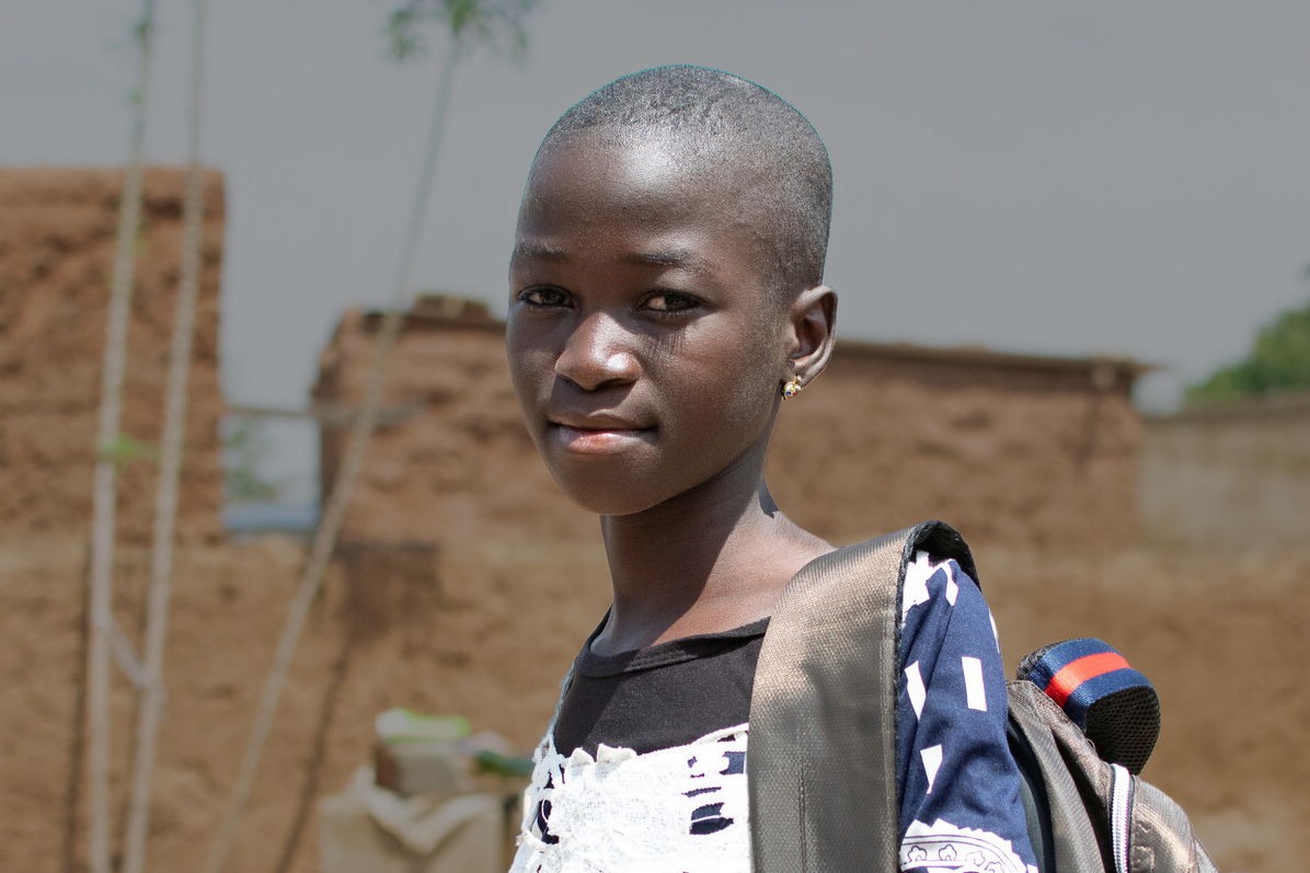 raïnatou, 13ans, réfugiée du burkina faso