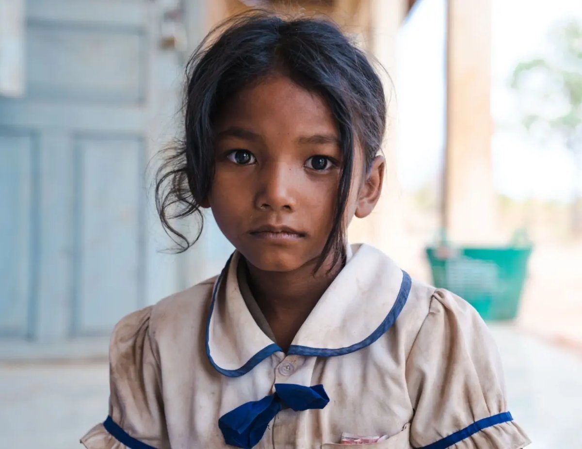 Thouthea, 7 jaar, Cambodja