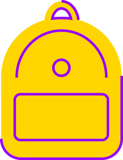 Her school_yellow_purple