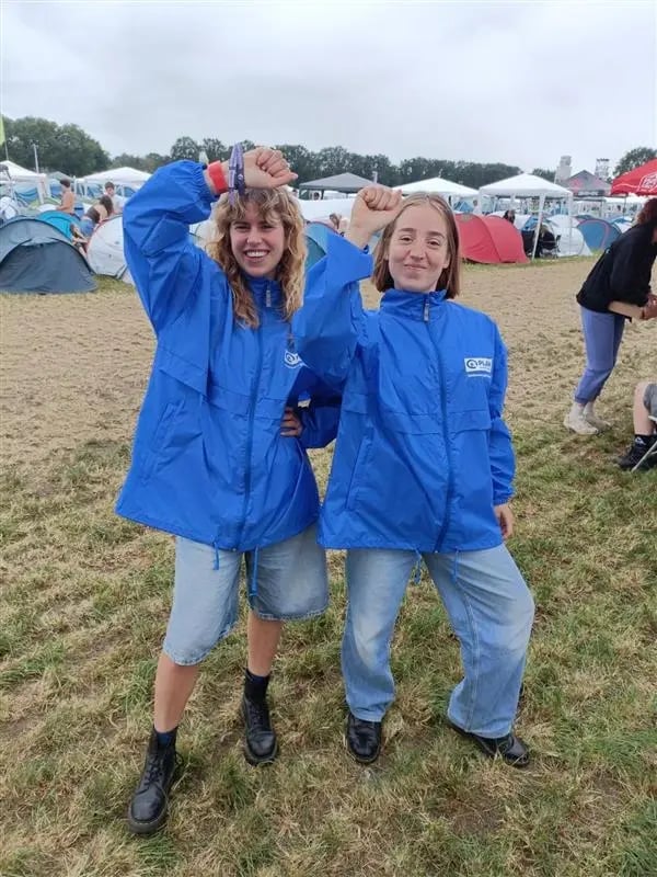 Pukkelpop vrijwijligers