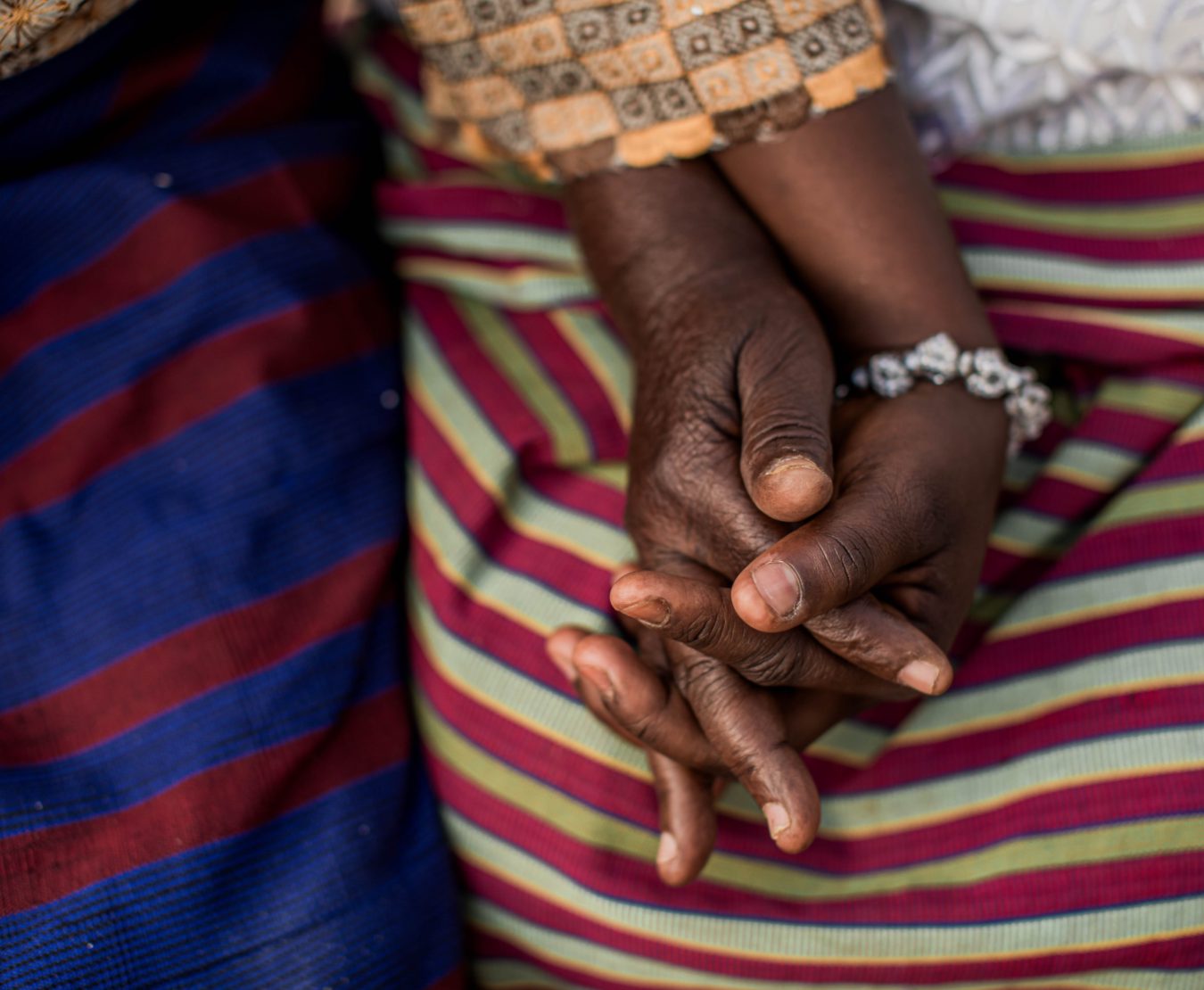 Children holding hands